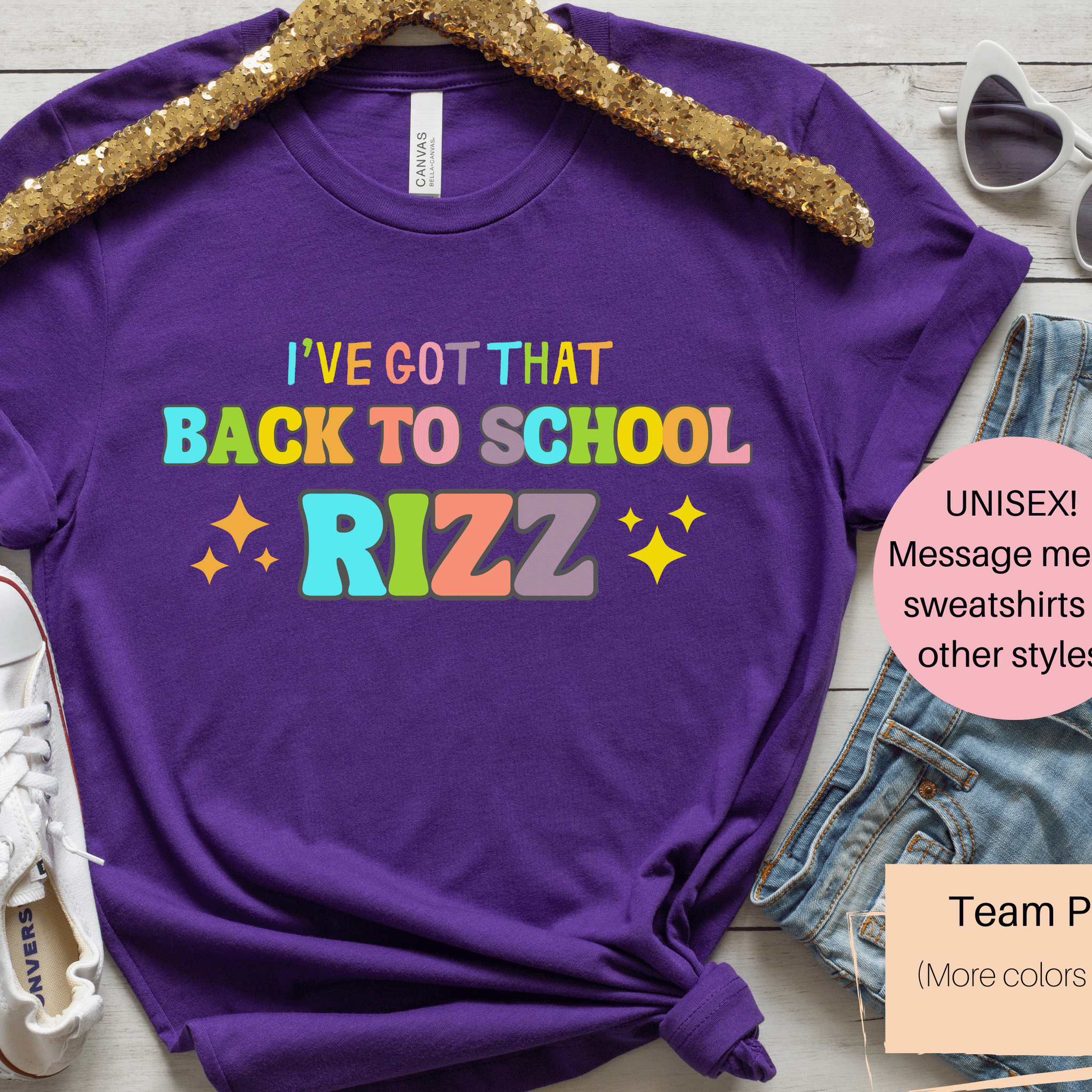 First Day of School Shirt | Middle School Shirt | Rizz Teacher Shirt | Funny Teacher Shirt | Funny Back to School Shirt | Teacher Shirt