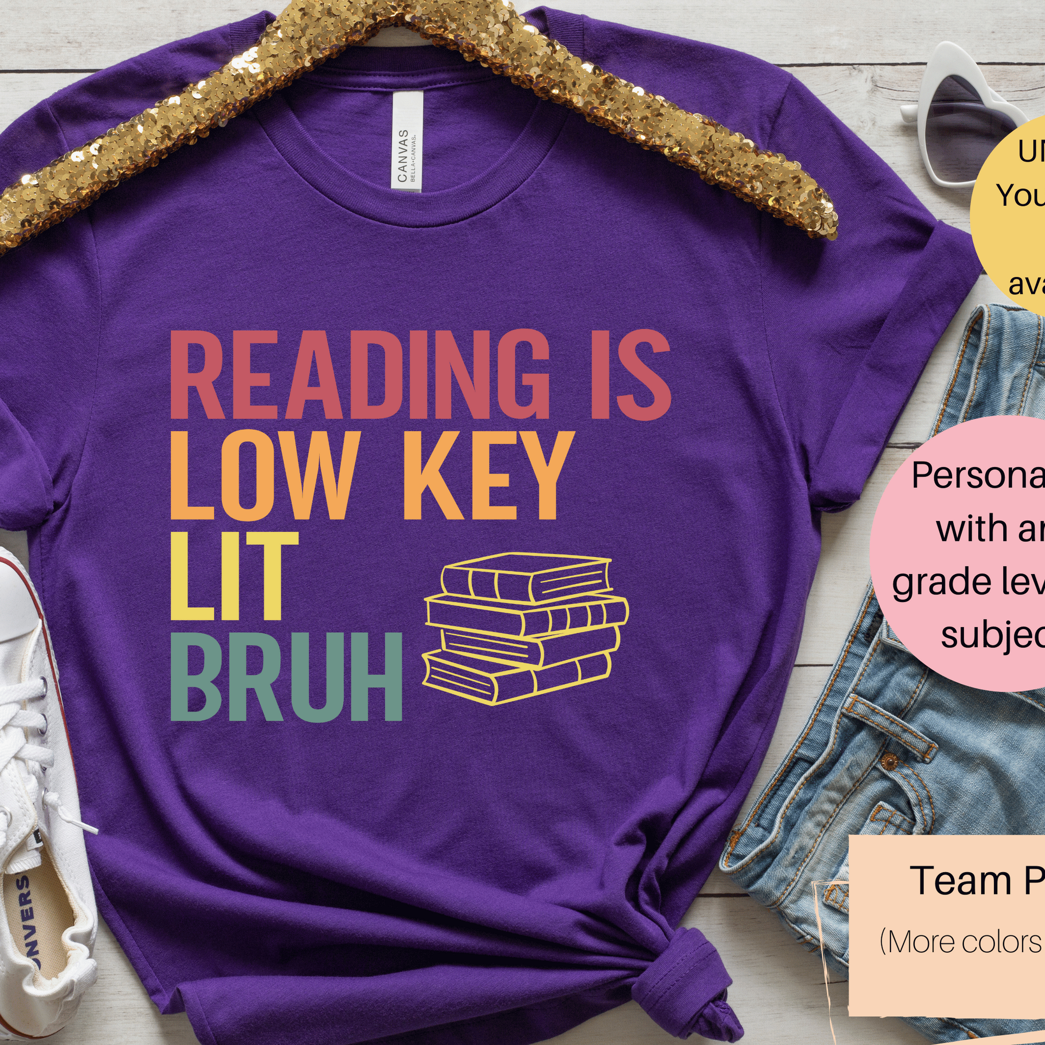 Custom Subject Teacher Shirt | Funny Teacher Shirt | Reading is Low Key Lit Bruh | Science is Low Key Lit Bruh | Math is Low Key Lit Bruh | Social Studies is Low Key Lit Bruh | P.E. is Low Key Lit Bruh | Music is Low Key Lit Bruh | Art is Low Key Lit Bruh